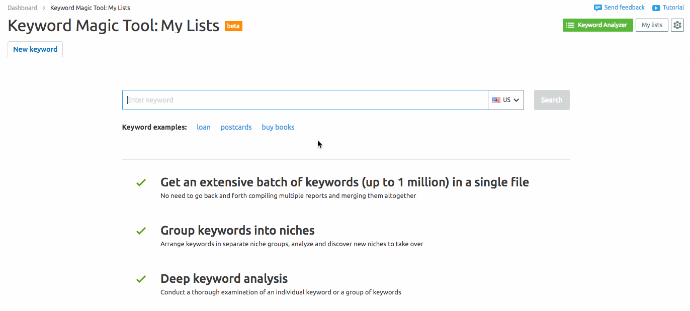 Keyword Magic Tool The Big Expansion Semrush
